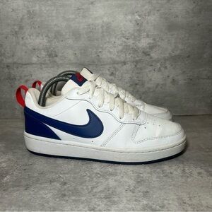 Nike Air Force Court Borough Sneakers BQ5448-113 Womens sz 7.5 - white/blue